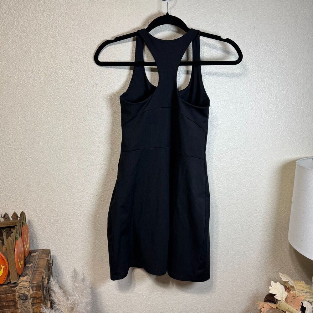 Girlfriend Collective Paloma Mini Tennis Dress Racerback Black Sz S Athleisure - Picture 6 of 7